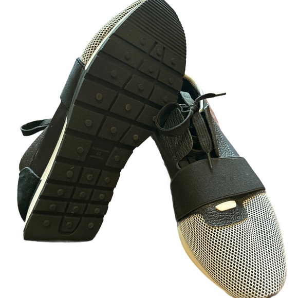 Balenciaga Race Runner 'Black' Grey size 43 US size 10 excellent condition authe - Picture 2 of 5